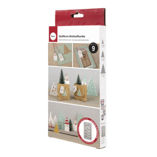 Silikonová forma na odlévání rodinka skřítků