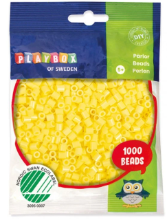 Zažehlovací korálky 1000ks 5x5mm žlutá