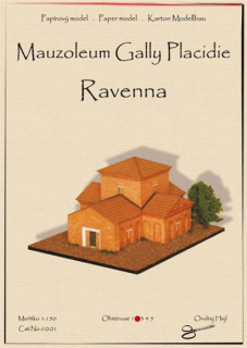 Vystřihovánka Mauzoleum Gally Placidie Ravenna