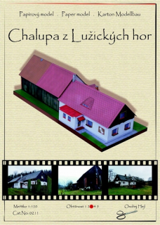 Vystřihovánka Chalupa z Lužických hor 