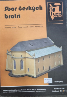 Vystřihovánka Sbor českých bratří v Mladé Boleslavi