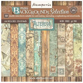 Sada papírů Alterego 10listů 20,3x20,3cm