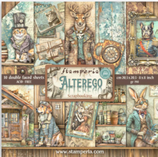 Sada papírů Alterego 10listů 20,3x20,3cm