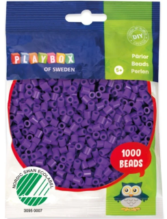 Zažehlovací korálky 1000ks 5x5mm fialová