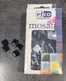 ..poslední 1ks Mozaika SOFT 200g/cca215ks 10x10mm černá