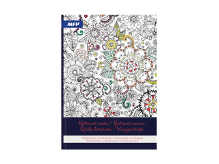 Antistresové omalovánky Květinové umění A4