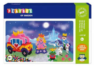 Zažehlovací korálky 3D 4000ks pohádka