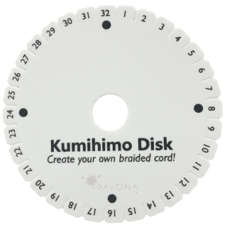 Podložka na macramé kumihimo ⌀15cm