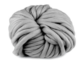 Extra silná příze 250g šedá