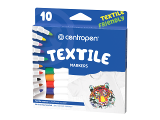 Značkovač fix na textil 10ks Centropen
