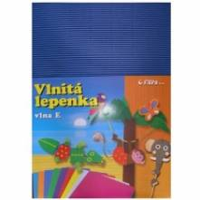 Papírová vlnitá lepenka tm.modrá 35x25cm 1ks