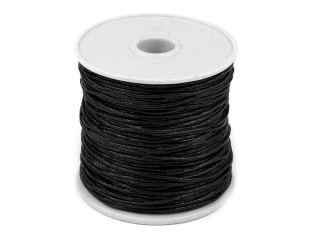 Šňůra bavlněná o0,8mm cca25m černá