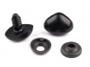 Čumáček plastový 15x20mm černý
