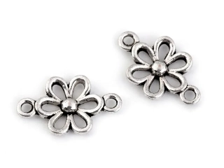 Našívací díl mezikus květ 9x15mm