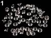 Broušené kamínky cca9-10g crystal