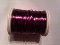 Dekorační drát 0,8mm cca6m fialová