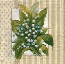 Ubrousek 33x33cm konvalinka