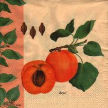 Ubrousek 33x33cm ovoce
