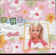 Sada ubrousků 33x33cm 20ks Barbie
