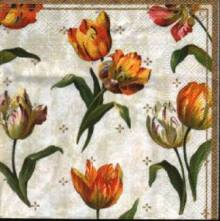 Ubrousek 33x33cm tulipán