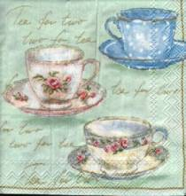 Ubrousek 25x25cm šálky