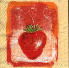 Ubrousek 25x25cm jahoda