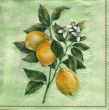 Ubrousek 33x33cm citron