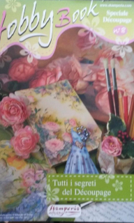 Hobby book- decoupage kniha italsky