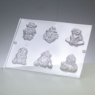 Forma na odlévání  Klauni 5,5cm 6 dílů