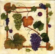Ubrousek 33x33cm víno