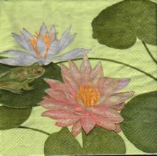 Ubrousek 33x33cm leknín