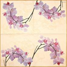Ubrousek 33x33cm orchidej