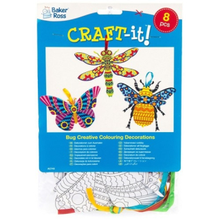 Antistresové omalovánky - Hmyz 8 ks