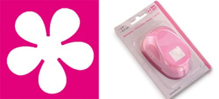 Výsekový strojek raznice 3XL Retro květina 7x7cm