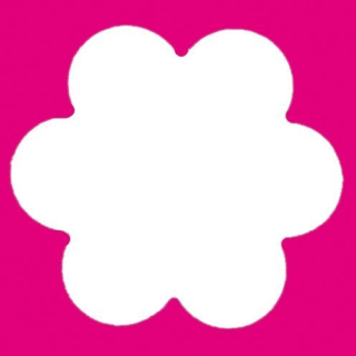 Výsekový strojek raznice  ø5cm XL květina 6list