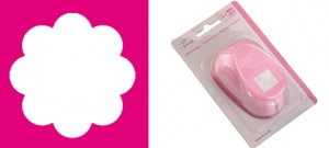 Výsekový strojek raznice  ø5cm XL květina 8list