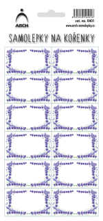 Samolepky na kořenky 12ks bez popisu levandule